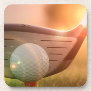 Dessous de verre de liège de putter de golf