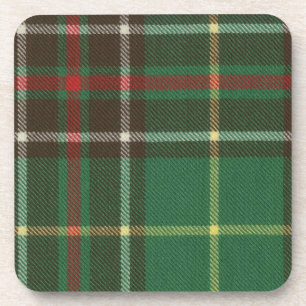 Dessous de verre de liège de tartan de Terre-Neuv