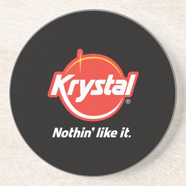 Dessous de verre de logo de Krystal (Devant)