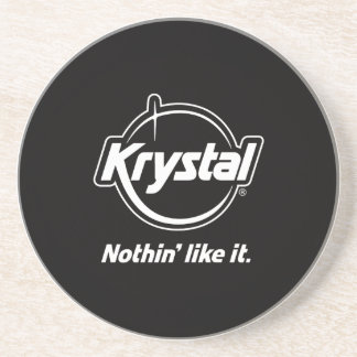 Dessous de verre de logo de Krystal