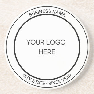 Dessous de verre de logo personnalisé : présentati