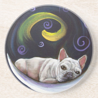 Dessous de verre de lune de Frenchie