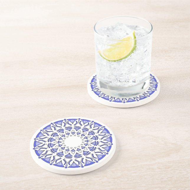 Dessous de verre de mosaïque andalouse (Côté)