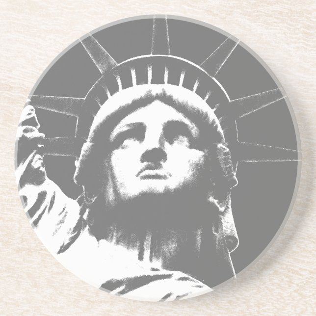 Dessous de verre de New York Statue de la Liberté  (Devant)