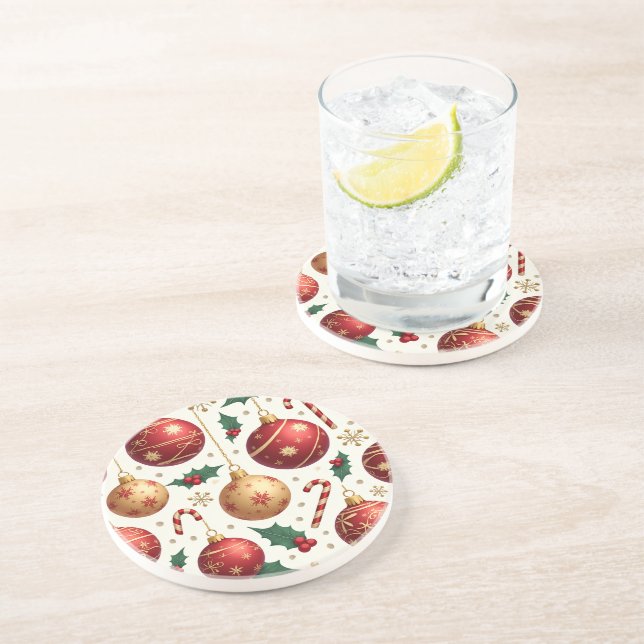 Dessous de verre de Noël (Côté)