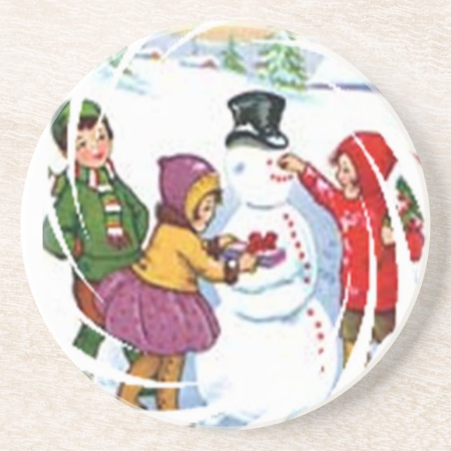 Dessous de verre de Noël (Devant)