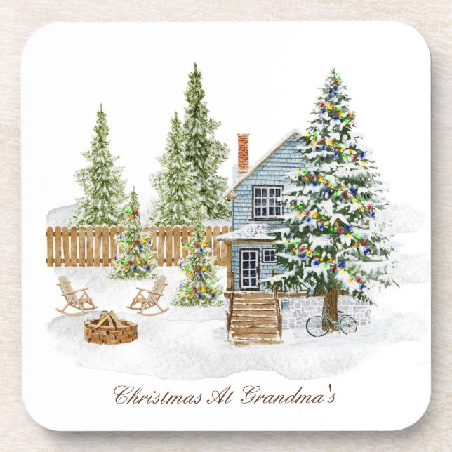 Dessous de verre de Noël (Devant)