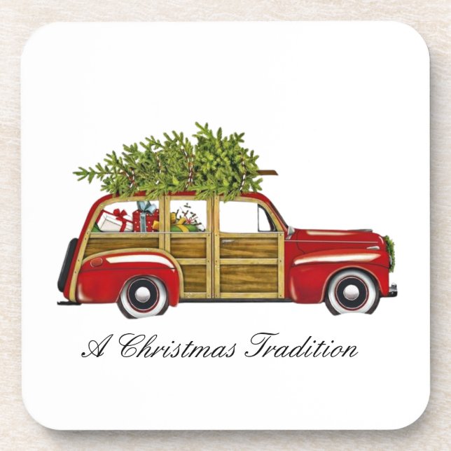 Dessous de verre de Noël (Devant)