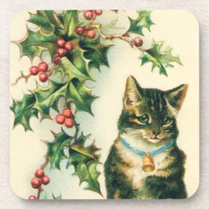 Dessous de verre de Noël de Kitty