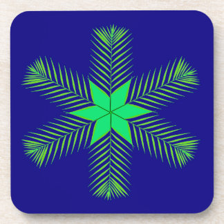Dessous de verre de Noël Palm Leaf