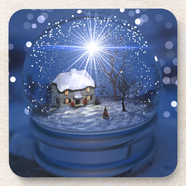 Dessous de verre de Noël Starlight Globe (Devant)