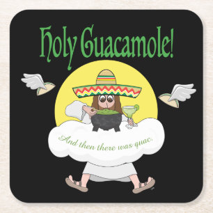 Dessous de verre de papier Carré Saint-Guacamole