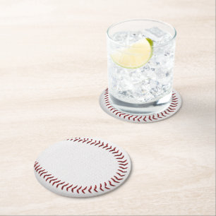 Dessous de verre de papier rond de baseball