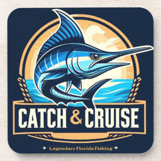 Dessous de verre de pêche nautique - Catch & Cruis