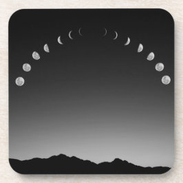 Dessous de verre de phase infinie de lune