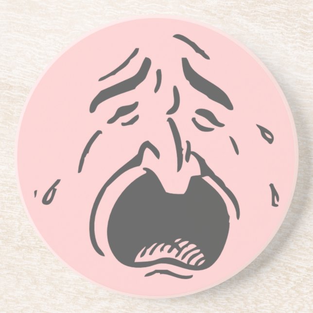 Dessous de verre de pleurs (Devant)