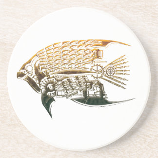 Dessous de verre de poissons de Steampunk