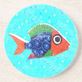 Dessous de verre de poissons tropicaux