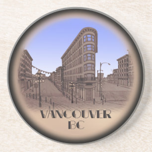 Dessous de verre de souvenirs de Vancouver Totem P