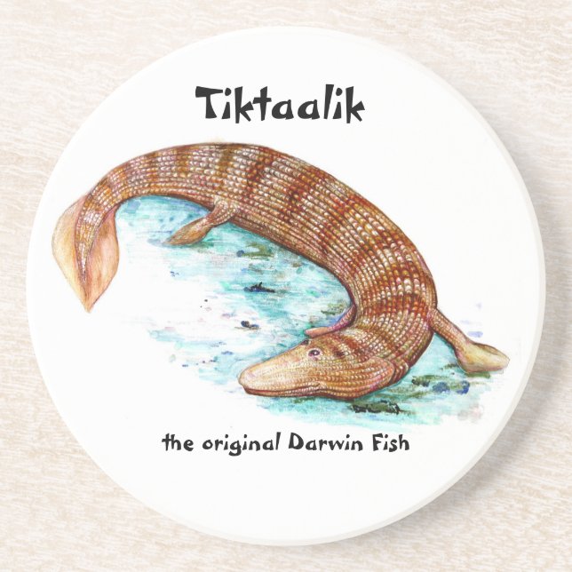 Dessous de verre de Tiktaalik (Devant)