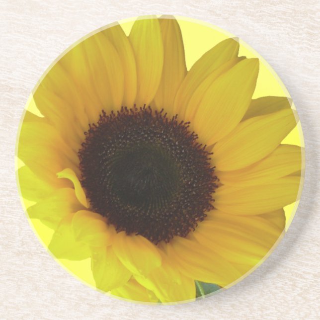 Dessous de verre de tournesol Dons joyeux de fleur (Devant)