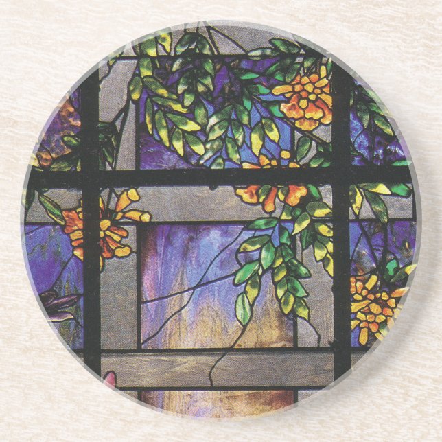 Dessous de verre de trellis de jardin en verre (Devant)
