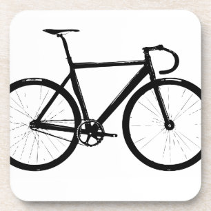 Dessous de verre de vélo de voie