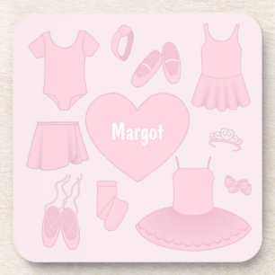 Dessous de verre de vêtements de ballet - Arrièr