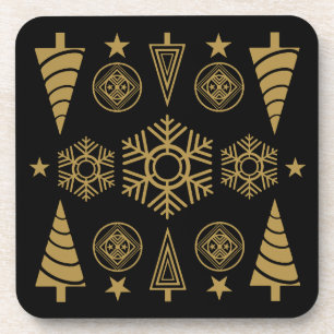 Dessous-de-verre Décor de Noël Art Nouveau