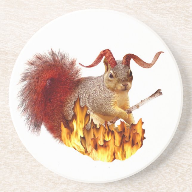 Dessous de verre d'écureuil de Krampus (Devant)