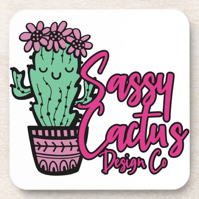Dessous-de-verre DÉFINITION DE CACTUS SAISI GO [logo 1] (Devant)