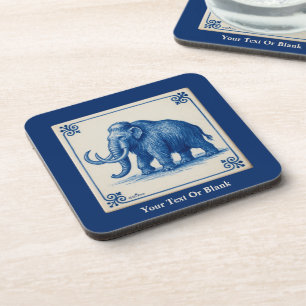 Dessous-de-verre Delft Wooly Mammoth