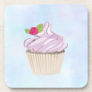 Dessous-de-verre Délicieux brioche rose sur le dessus