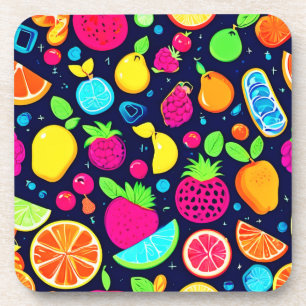 Dessous-de-verre Design de mosaïque de fruits
