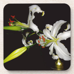 Dessous-de-verre Design irlandais - Collection de laiton et de fleu