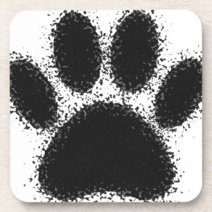 Dessous-de-verre Dessin à mâchoire de chien