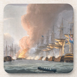 Dessous-de-verre Destruction de la flotte danoise avant Copenhague,