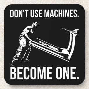Dessous-de-verre Devenez Une Machine - Dessin, Homme Forte, Tapis