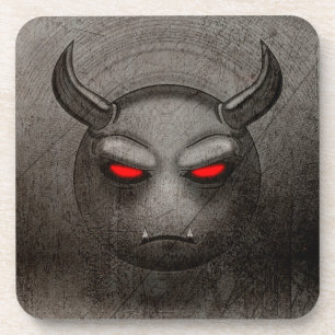 Dessous-de-verre Devilmoji Vintag Getränkeuntersetzer