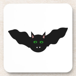 Dessous de verre d'Halloween de chauve-souris Vamp