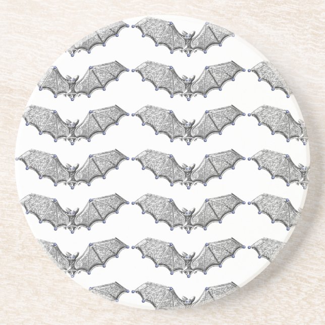 Dessous de verre d'Halloween des chauves-souris d' (Devant)