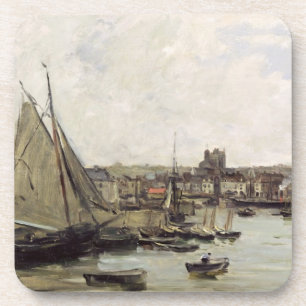 Dessous-de-verre Dieppe, 1875 (huile sur le panneau)