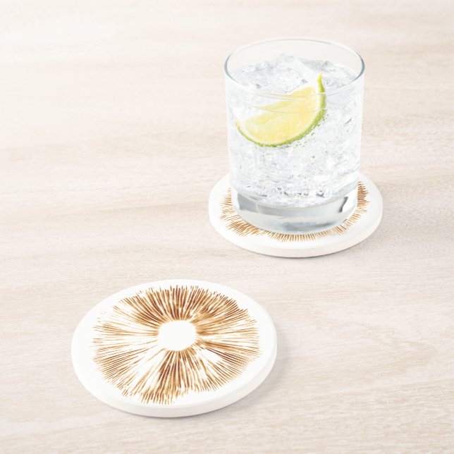 Dessous de verre d'impression de spore de (Côté)