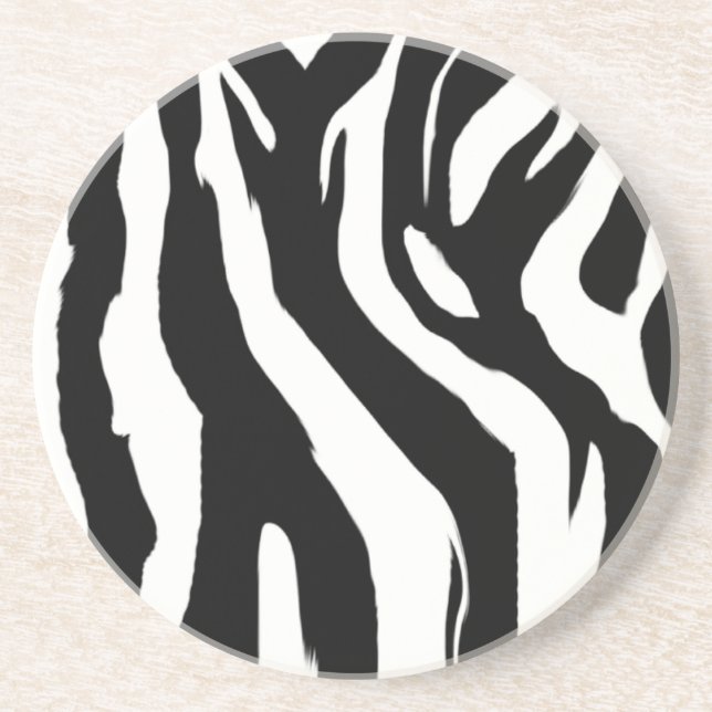 Dessous de verre d'impression Zebra (Devant)