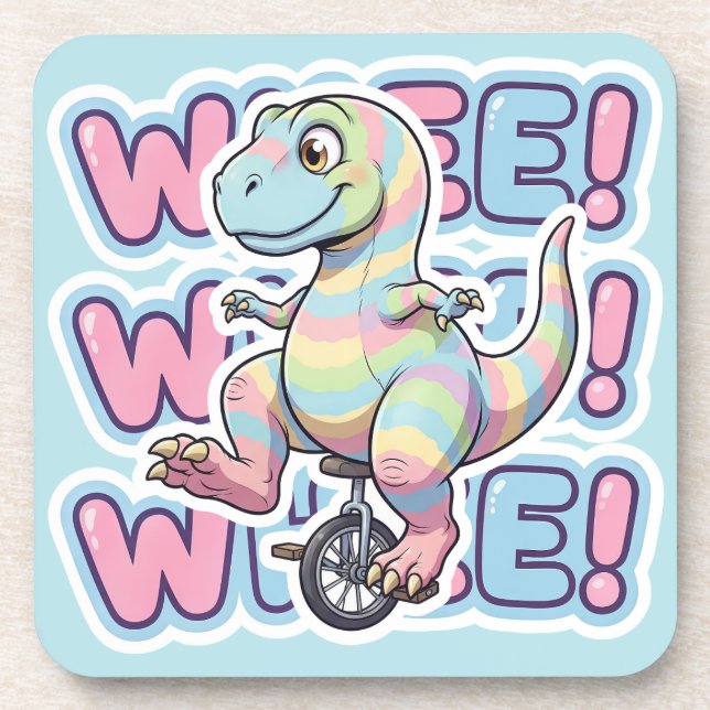 Dessous-de-verre Dinosaure, roue!!! (Devant)