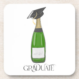 Dessous-de-verre Diplômé Casquette Champagne