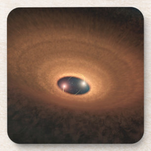 Dessous-de-verre Disque D'Étoiles De Matériel Dusty