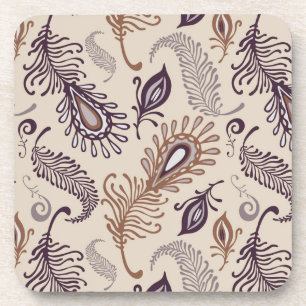 Dessous-de-verre Divers motif de plume