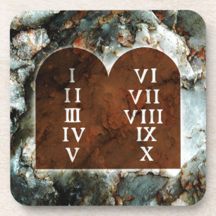 Dessous-de-verre Dix commandements