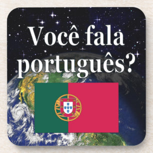Dessous-de-verre Do you speak portuguese ? Flag